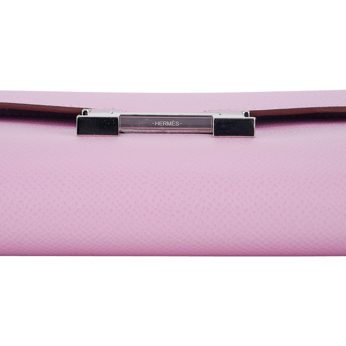 Constance Long To Go Wallet Mauve Sylvestre Epsom Leather with Palladium Hardware