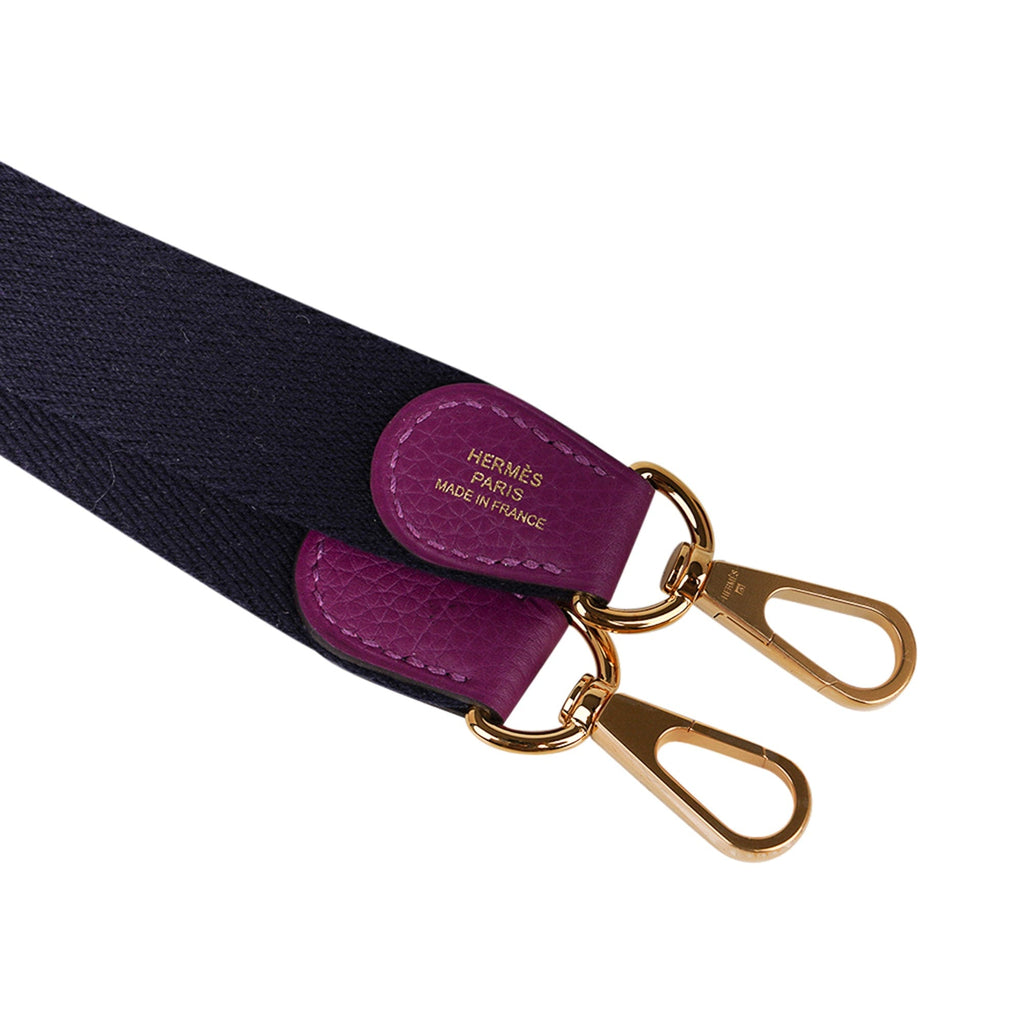 Mini Evelyne III TPM Bag Anemone Maurice Leather with Gold Hardware