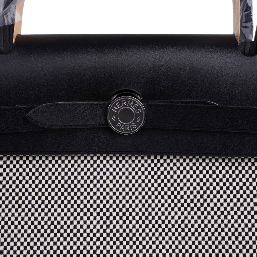 Herbag Zip H Toile 31 / Black Vache Hunter Leather New w/Box