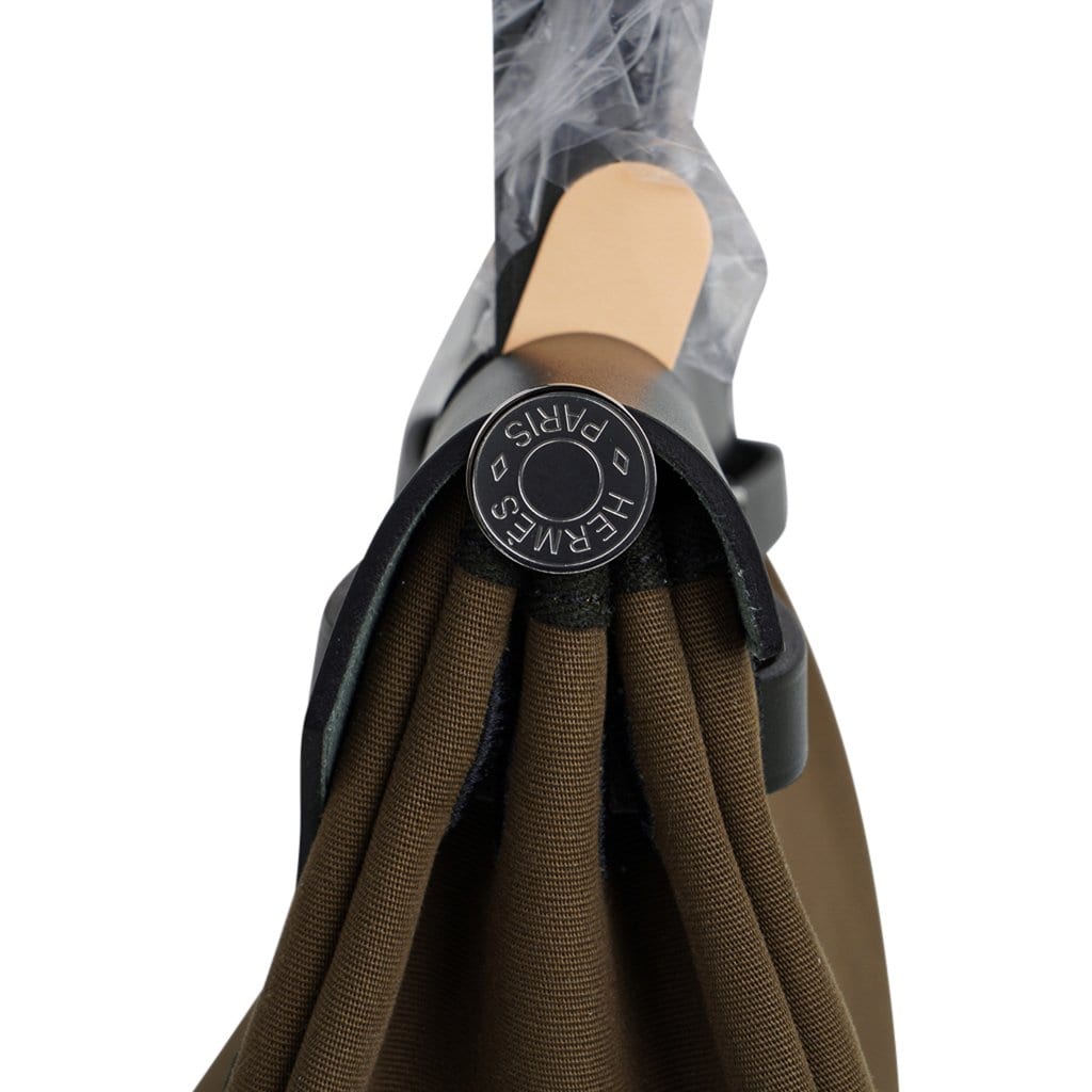 Herbag Zip Toile Officier PM 31 Vert Olive/Khaki Vache Hunter Leather