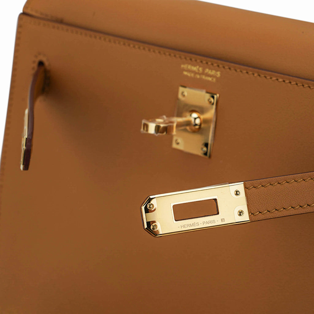 Kelly Danse Fringe Bag Sesame with Gold Hardware