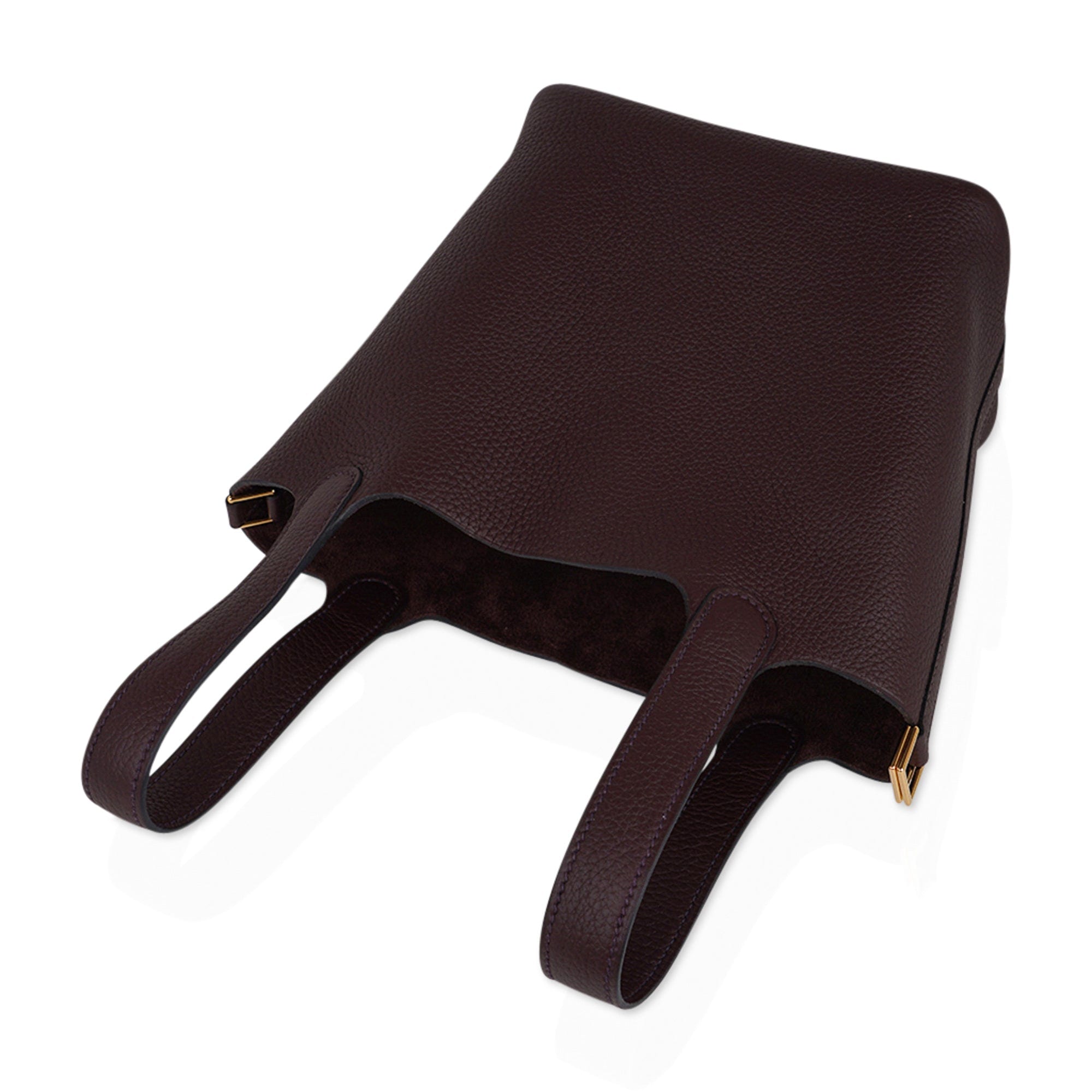 Picotin Lock 18 Bag Rouge Sellier Gold Hardware Clemence Leather
