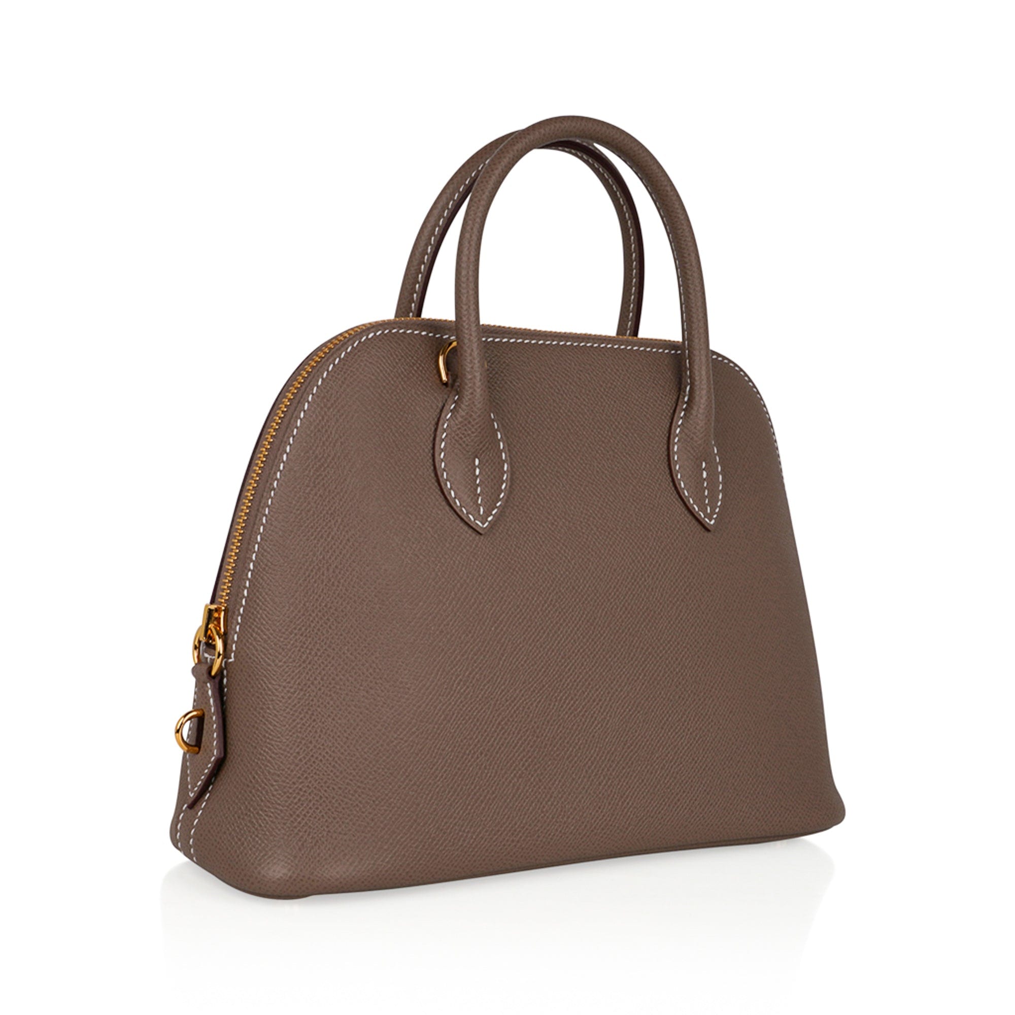 Bolide 1923 Mini 25 Bag Etoupe Gold Hardware Epsom Leather