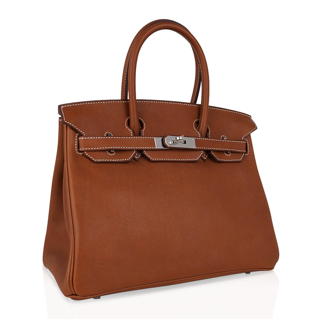 Birkin 30 Bag Barenia Faubourg Palladium Hardware