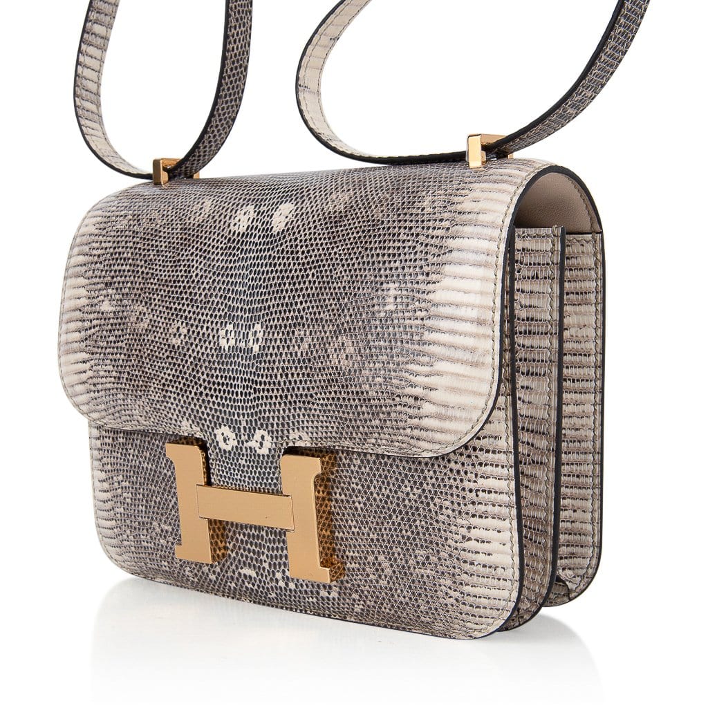Constance Bag 18 Ombre Lizard Gold Hardware New w/ Box
