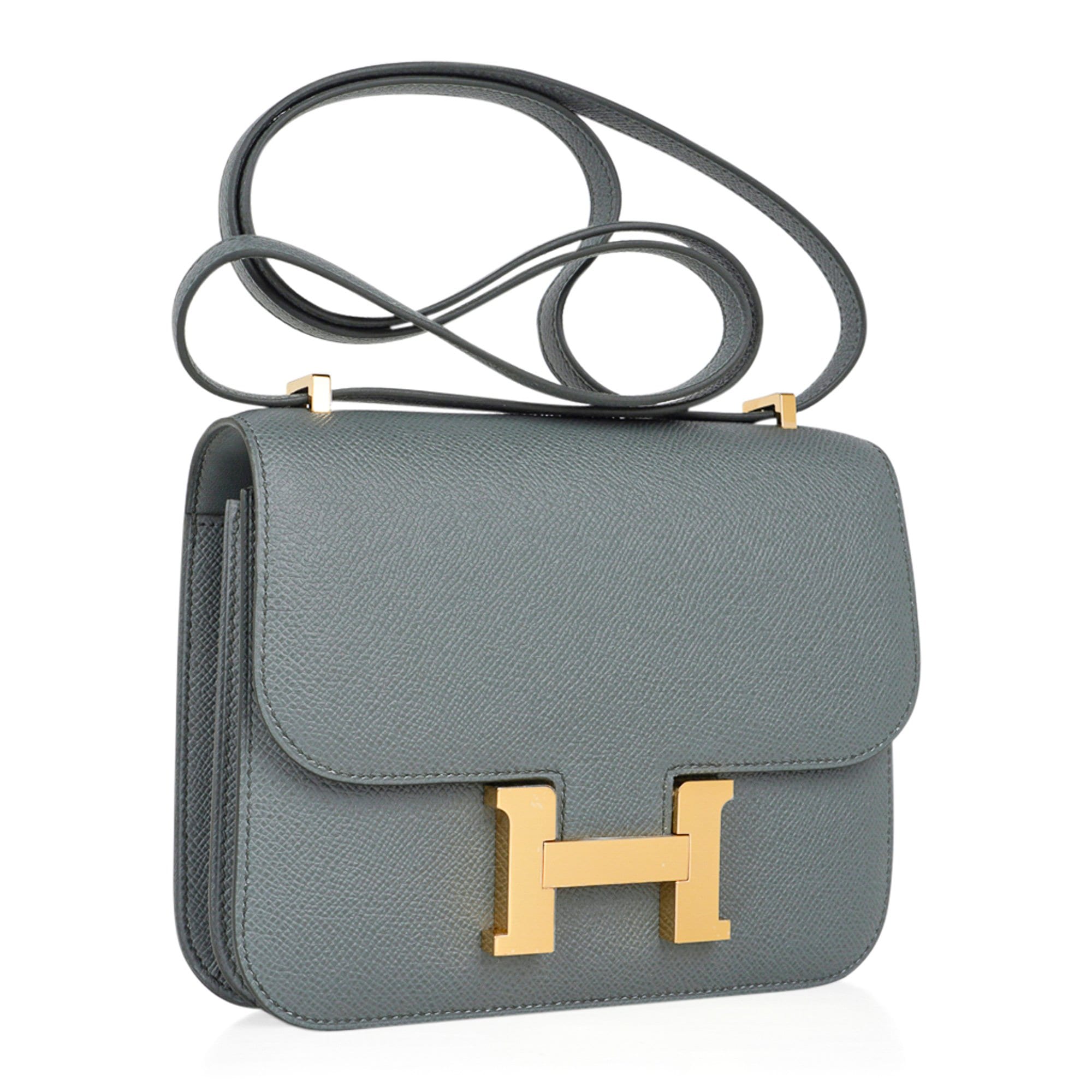 Constance Mini 18 Bag Vert Amande Gold Hardware Epsom Leather