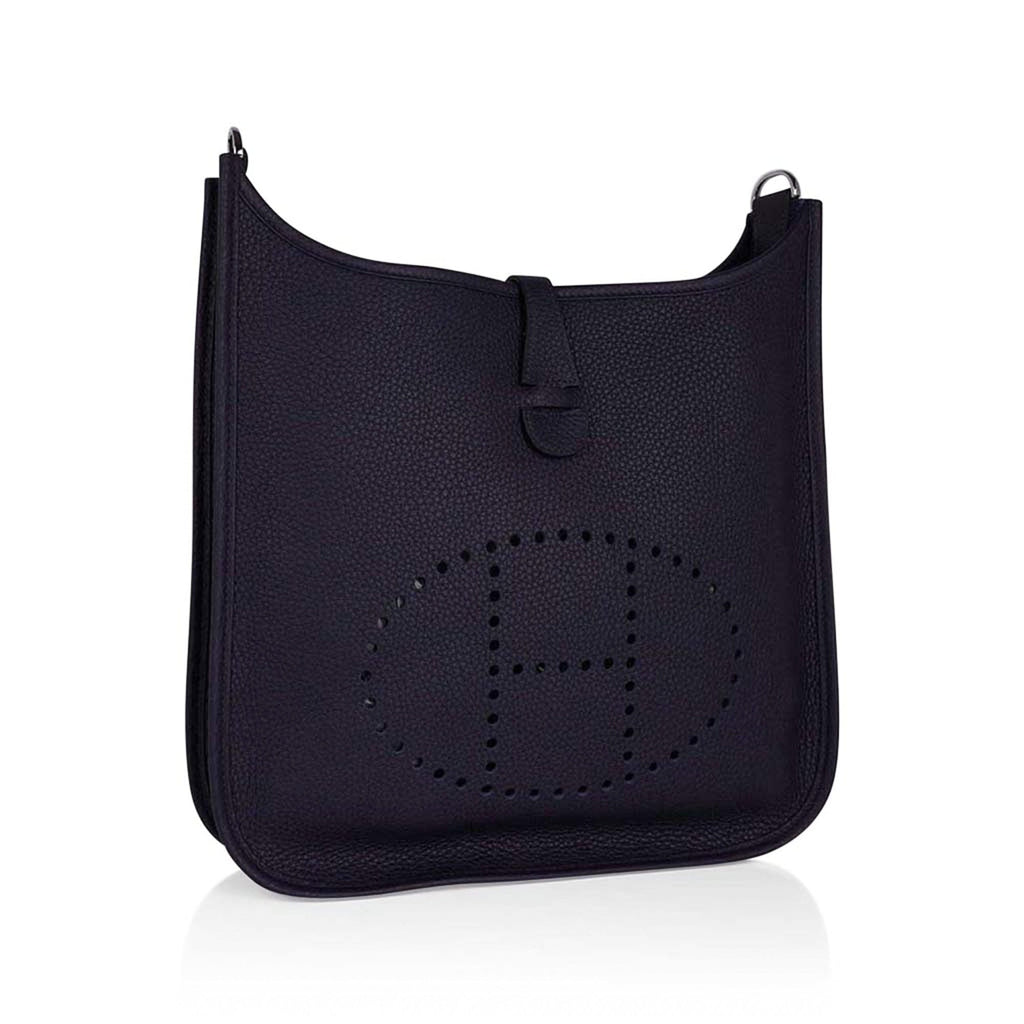 Evelyne PM Bag Bleu Nuit Clemence Palladium Hardware