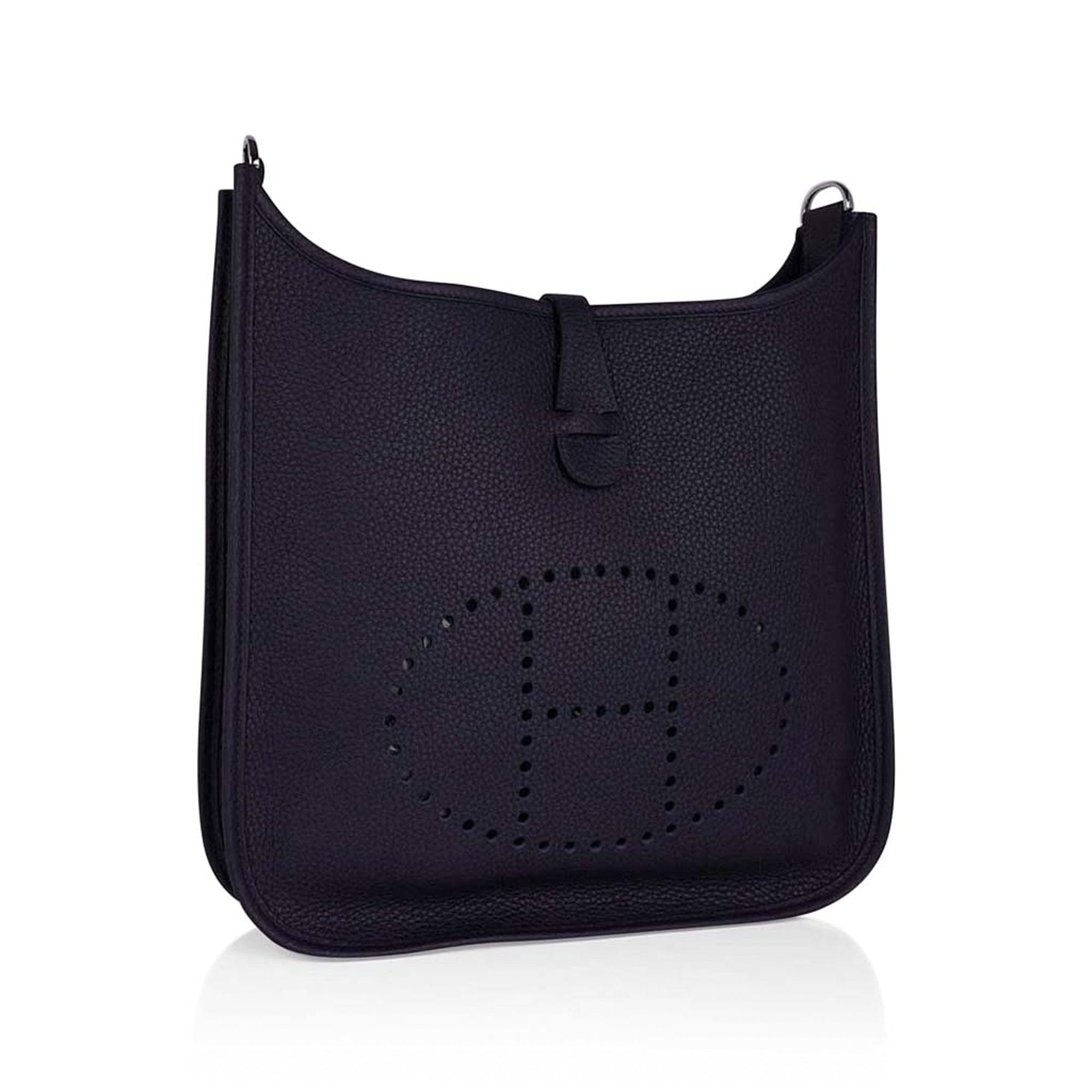 Evelyne PM Bag Bleu Nuit Clemence Palladium Hardware