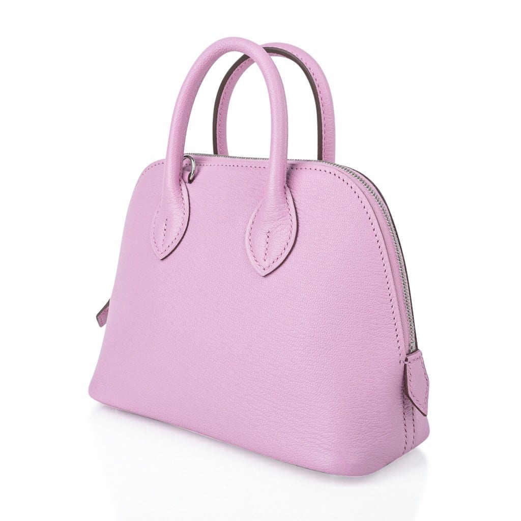 Mini Bolide 1923 Bag Mauve Sylvestre Chevre Leather Palladium Hardware