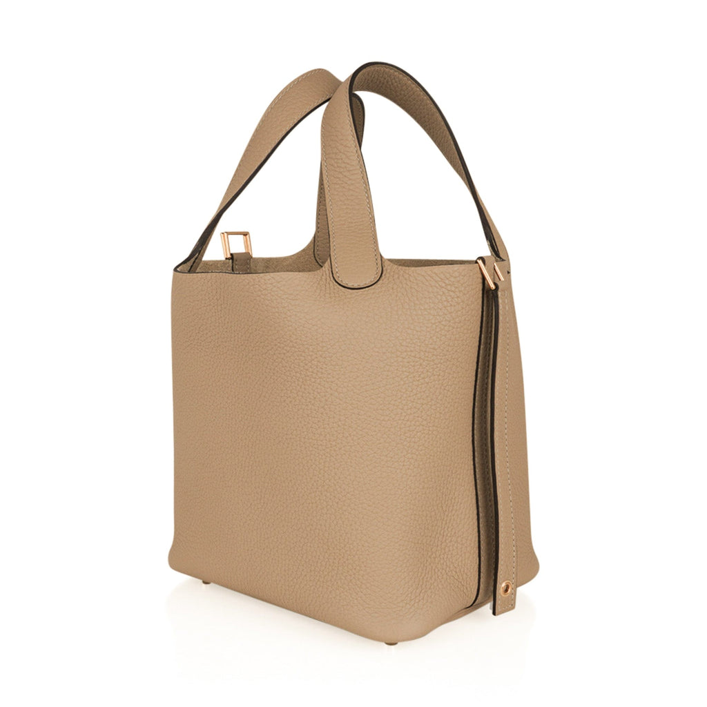 Lock 18 Bag Trench Gold Hardware Clemence Leather