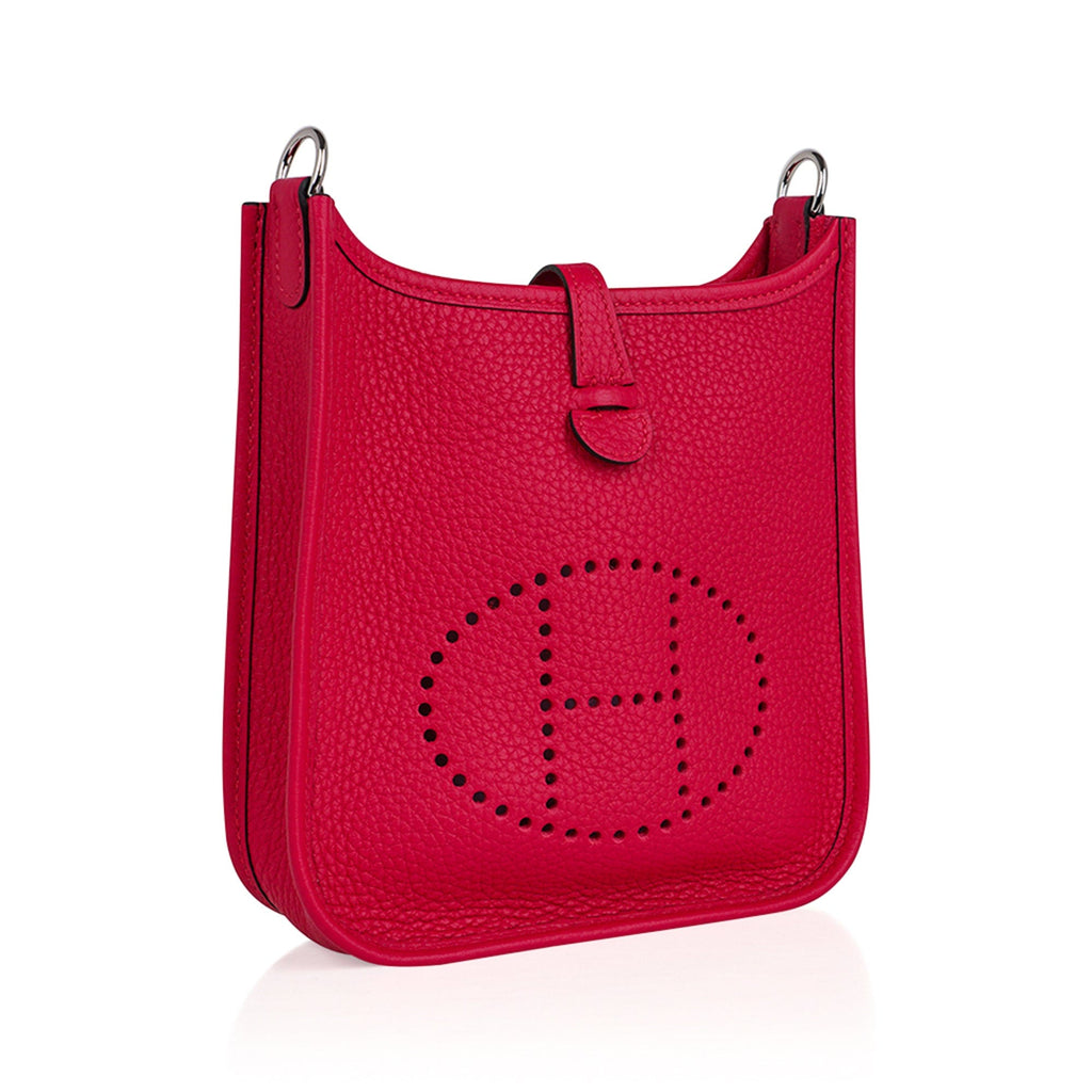 Mini Evelyne III TPM Bag Framboise Flipperball Strap with Palladium Hardware